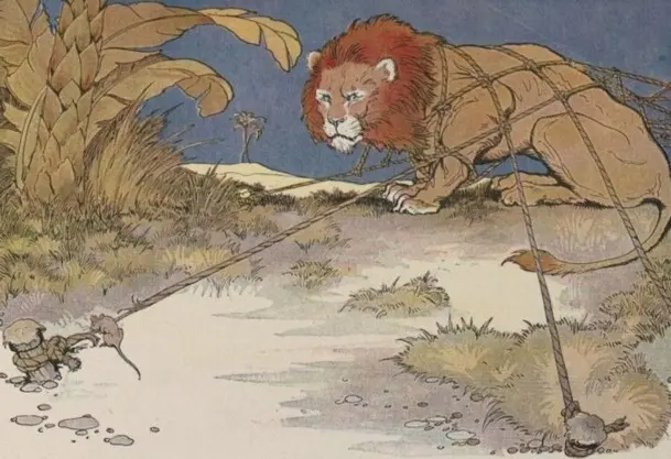Cuento del león y el pájaro - Cómo era el león y el ratón en el cuento cuento el leon y el pajaro - Cómo era el león y el ratón en el cuento