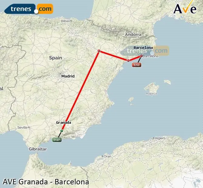 Cómo ir de Barcelona a Granada en Ave - Cómo irse de Barcelona a Granada como ir de barcelona a granada en ave - Cómo irse de Barcelona a Granada