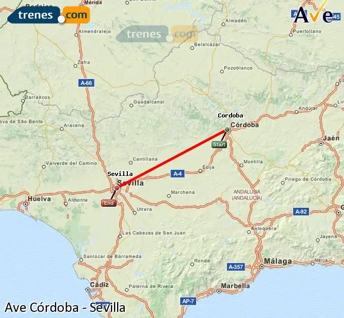 ave pasaje córdoba sevilla - Cómo salir de Cordoba para Sevilla