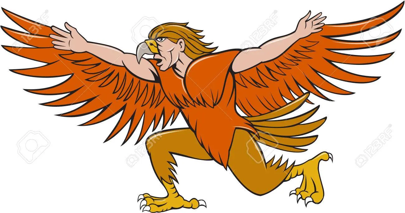 mitad hombre mitad pajaro - Cómo se llaman los animales mitologicos griegos