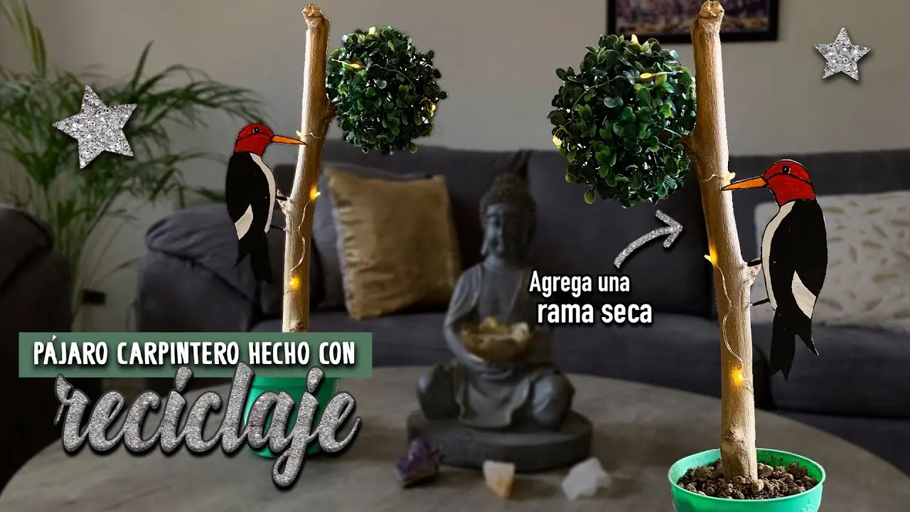como hacer pájaro carpintero con botellas - Cómo se traslada el pájaro carpintero