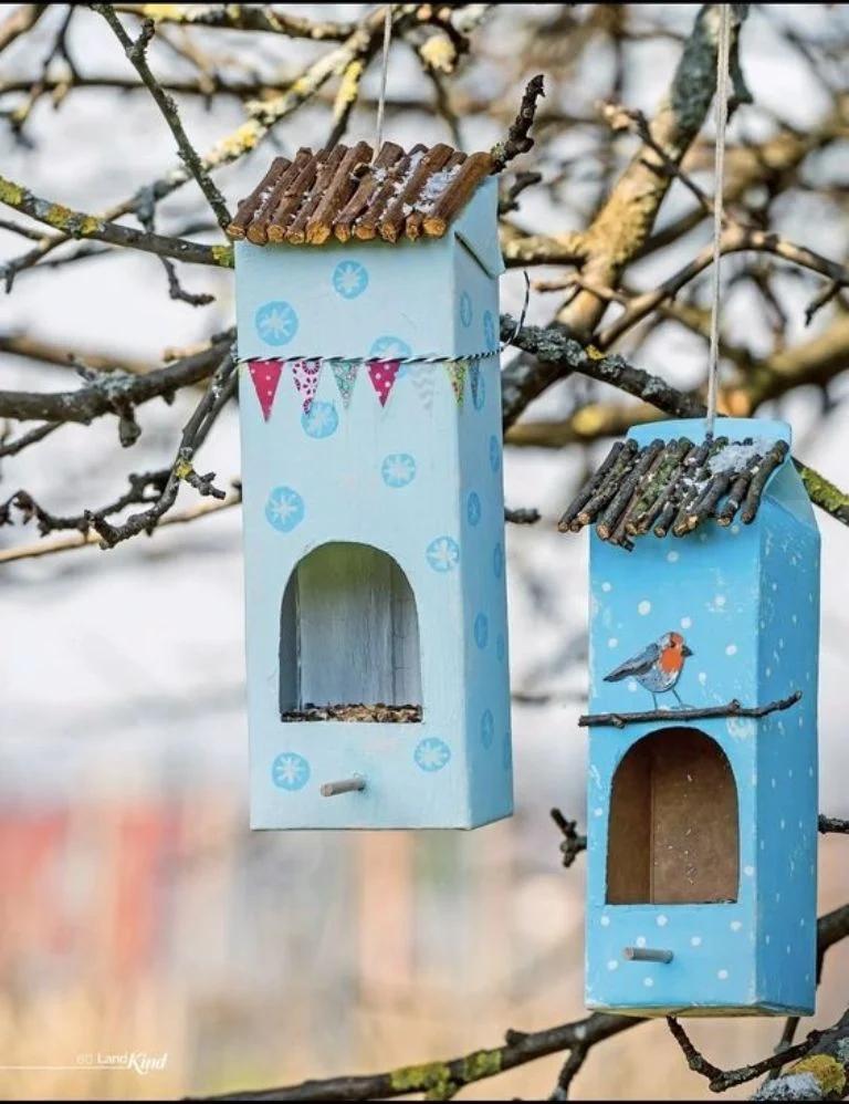 como hacer un comedero para aves con material reciclado - Cómo son los comederos para aves