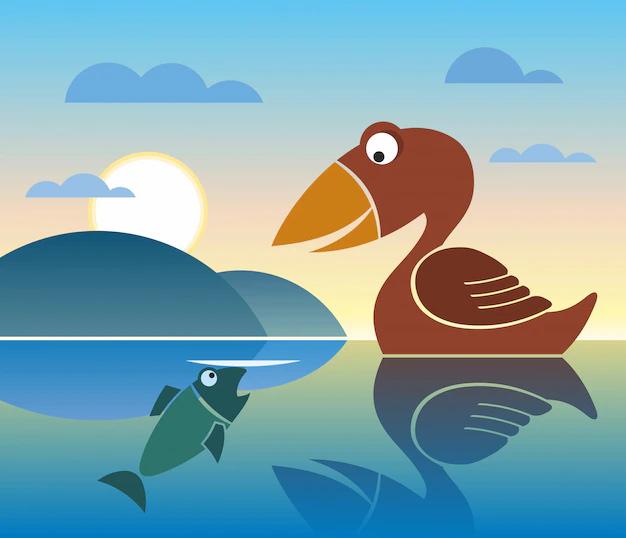 peces y pajaros - Cómo viven los peces en el agua