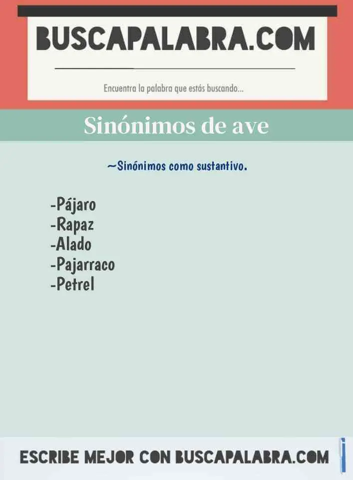 palabras derivadas de ave - Cuál es el derivado de pájaro