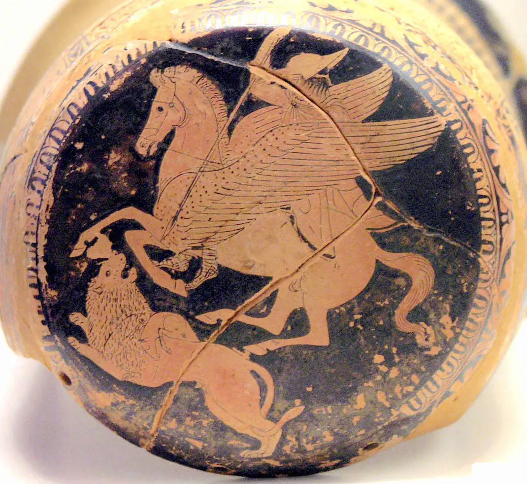 animal mitológico caballo y ave - Cuál es el mito de Pegaso