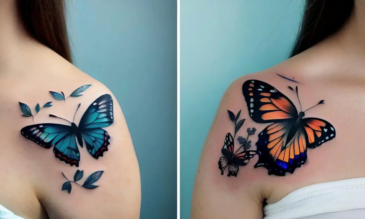 tattoo de plumas con aves - Cuál es el significado de los tatuajes de mariposas