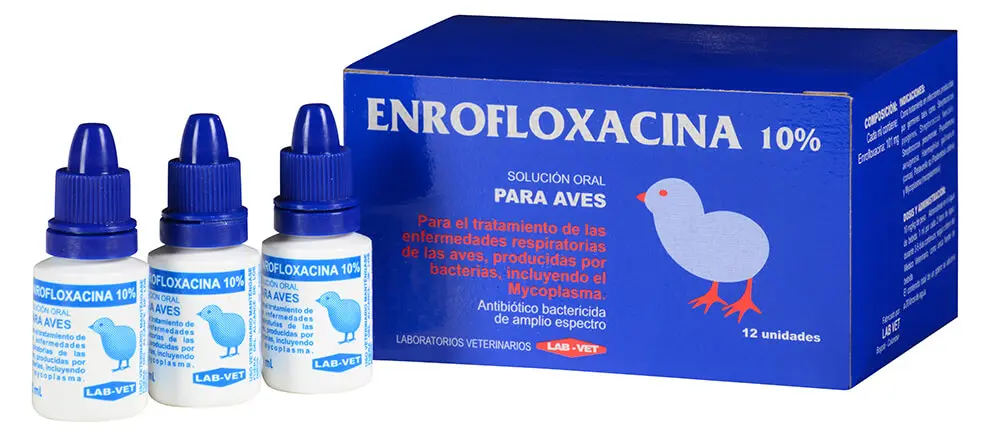 enrofloxacina gotas para aves - Cuántas gotas de enrofloxacina para aves