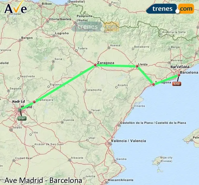 bcn a madrid ave - Cuánto tarda AVE de BCN a Madrid