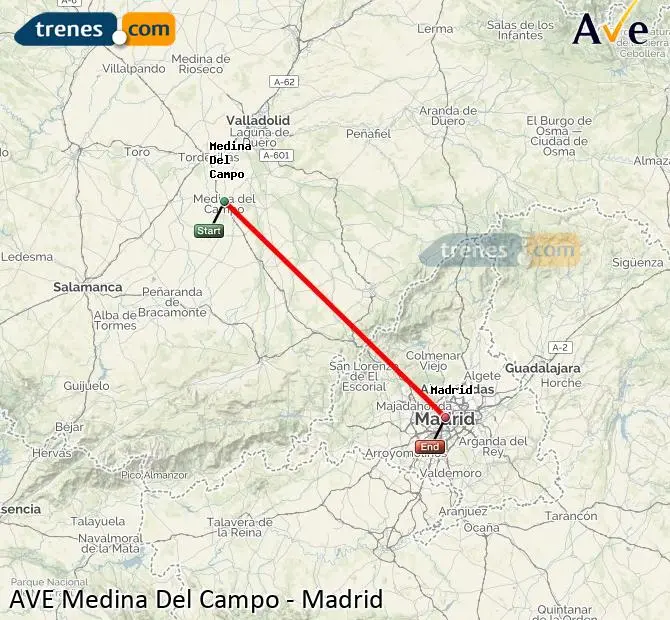 Ave Medina del Campo Madrid - Cuánto tarda el AVE de Medina del Campo a Madrid ave medina del campo madrid - Cuánto tarda el AVE de Medina del Campo a Madrid