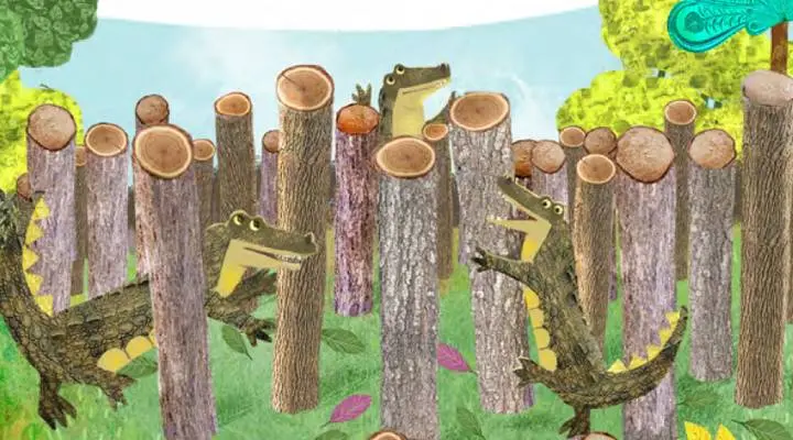 el loro y yaguarete de el cuento de la selva - Qué dijo el yacaré viejo cuando escucho por primera vez el ruido