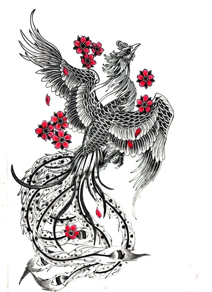 ave fenix oriental tattoo - Qué es el tatuaje oriental