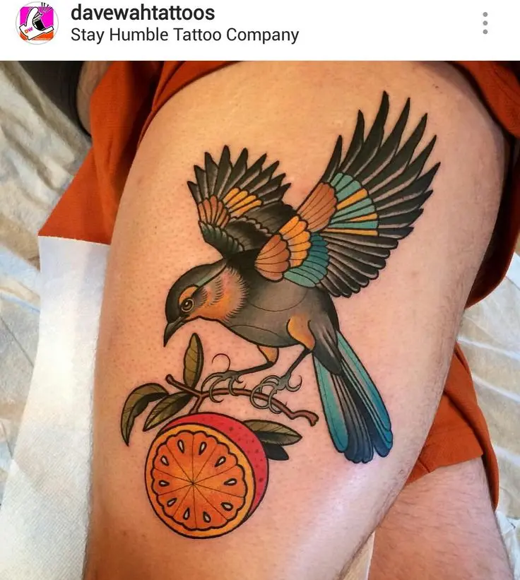 ave tradicional tattoo - Qué significa el tatuaje de un cuervo