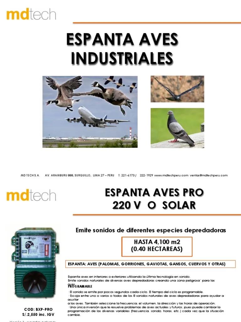 ¿Cuál es la frecuencia que espanta a los pájaros en kHz? - Qué tan efectivos son los repelentes ultrasónicos cual es la frecuencia espanta pajaros en khz - Qué tan efectivos son los repelentes ultrasónicos