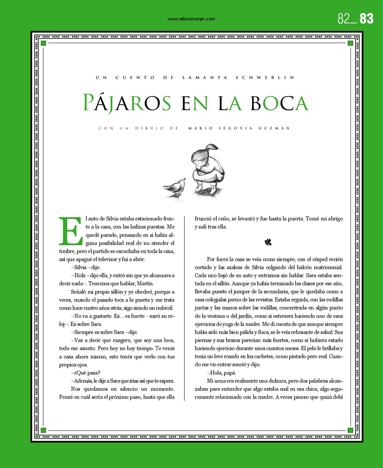 pájaros en la boca preguntas y respuestas - Qué temas aparecen en Pájaros en la boca